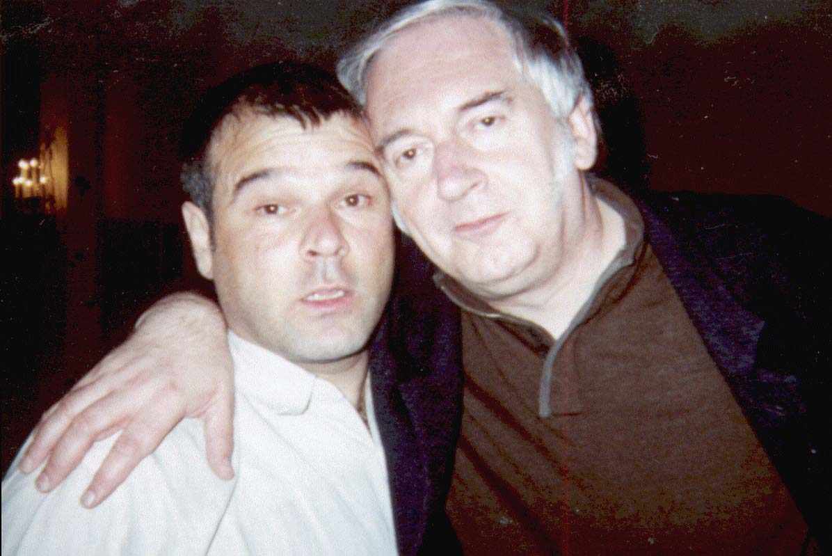 LA GRANDE VIE - 2001 - Avec Noël Godin (Glup glup l'entarteur). Soirée au Palm Beach de Cannes.
