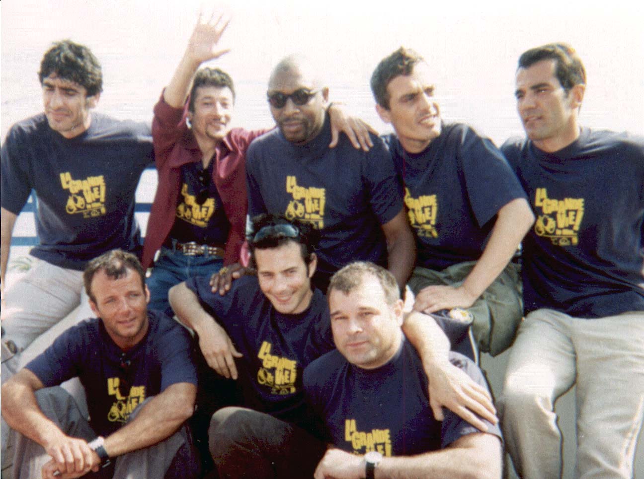 LA GRANDE VIE - 2001 - Avec Joel Cantona, Sacha Bourdo, Josselin Siassia, Cyril Lecomte, Yann Cuccu, Pierre François Martin Laval, Eric Hussenot. Le Martinez à Cannes
